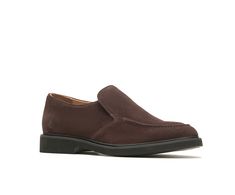 Earl Loafer, Dark Brown Suede Casual Business Moccasins With Ortholite Insole, Casual Business Loafers With Ortholite Insole, Casual Suede Dress Shoes With Moc Toe, Casual Slip-on Suede Oxfords, Casual Suede Slip-on Oxfords, Casual Slip-on Dress Shoes With Ortholite Insole, Brown Comfortable Loafers For Business, Comfortable Brown Loafers For Business, Comfortable Plain Toe Business Slip-ons