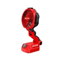 CRAFTSMAN® V20* Compact Personal Fan is perfect for indoor and outdoor use. Pivoting head and variable speed setting allows you to adjust to your comfort level. CRAFTSMAN 4.5-in 20-Volt 3-Speed Indoor/Outdoor Red Oscillating Personal Fan (Battery and Charger Not Included) | CMCE010B Portable Fans, Personal Fan, Fan Picture, Indoor Air Quality, Indoor Air, Indoor Outdoor, Home Improvement, Fan, Things To Sell