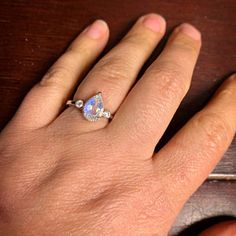 jennerate added a photo of their purchase Blue Topaz Ring Silver, Birthstone Engagement Rings, Blue Aquamarine Ring, Sterling Silver Garnet Ring, June Birthstone Ring, Green Amethyst Ring, Silver Engagement Ring, Alexandrite Engagement Ring, Engagement Ring For Women