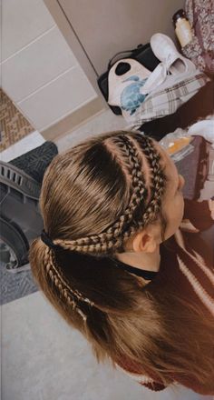 Track Hairstyles, Basketball Hairstyles, Competition Hair, Gymnastics Hair, Softball Hairstyles