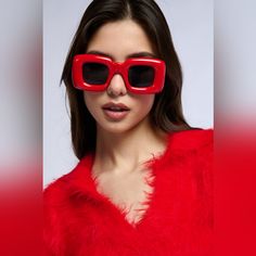 Inflated Statement Piece Sunnies Loewe Inflated Sunglasses Red, Trendy Red Sunglasses For Evening, Trendy Party Sunglasses For Fall, Trendy Fall Party Sunglasses, Chic Red Sunglasses For Party, Chic Red Sunglasses For Spring, Inflated Sunglasses, Colored Sunglasses, Glasses Accessories