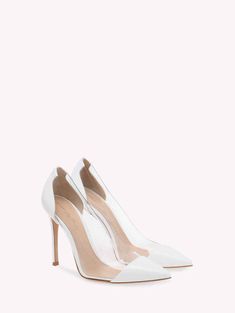 Buy PLEXI for USD 815.00 | Gianvito Rossi United States Luxury Fitted Pointed Heels, Clear Leather High Heels, Wedding Patent Leather Heels With Sculpted Heel, Modern 4-inch Heel Wedding Heels, Modern Wedding Heels With Wrapped Heel, Luxury Pointed Heels With 4-inch Heel, Modern Clear Heels With Wrapped Heel, Clear Pointed Toe Heels For Evening, Evening Clear Pointed Toe Heels