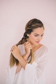 One Side Braid, Volume Mousse, Full Volume, Braided Hairstyles Tutorials