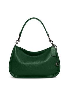 Coach Cary Leather Crossbody Crossbody Bag Outfit, Convertible Crossbody Bag, Green Purse, Green Soft, Pretty Bags, Small Handbags, Zip Top, Bago, Fashion Handbags