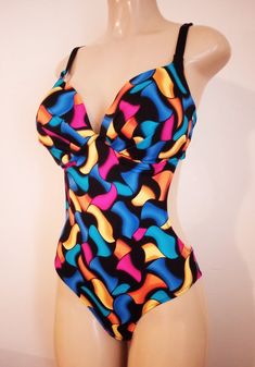 Cutout Side Monokini Underwire Push Up One Piece Swimsuits Cutout One Piece, Underwire Swimsuit