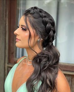 Side Braid Ponytail, Side Ponytail Hairstyles, Sleek Braided Ponytail, Ponytail Ideas, Hair Doctor, Long Hair Ponytail, Side Ponytail