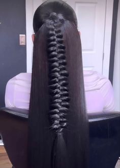 Fish Tail Braids Hairstyles Wig, Half Up Half Down Fishtail Braid, Reunion Hairstyles, Fishtail Half Up Half Down, Quick Weaves, Fishtail Hairstyles, Lemonade Braids Hairstyles, Black Wedding Hairstyles, Braided Hairstyles For Black Women Cornrows