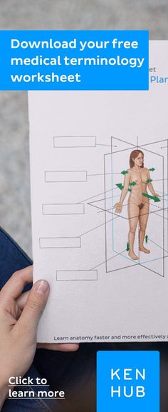 a person holding up a paper with an image of a human body on it and the text, how to learn more