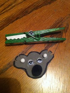 a pair of scissors that are sitting on a table