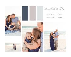 an image of a family on the beach with their baby boy and his mom, holding him