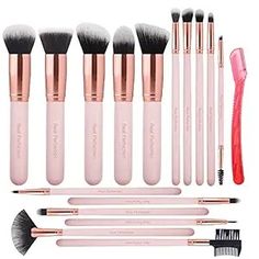 Amazon.com: Real Perfection Makeup Brush Set 16 Pcs with 1 Eyebrow Razor Premium Synthetic Foundation Powder Concealers Eyeshadow Blush Makeup Brushes Make up Brushes Kit : Beauty & Personal Care Eyebrow Razor, Make Up Brushes, Foundation Powder, Brush Kit, Foundation Concealer, Powder Foundation, Blush Makeup, Makeup Brush Set, Makeup Brush