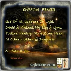 An Empath, Wiccan Spell Book, Magick Spells, Witchcraft Spell Books, Protection Spells, Wiccan Spells, Feeling Positive