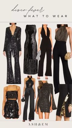 Glam Outfits Party, Glam Looks Outfit, Studio 54 Party Outfits, Glitz And Glam Outfit, Glam Party Outfit, 70s Party Outfit, Studio 54 Outfits, Party Outfit Formal, Christmas Party Attire