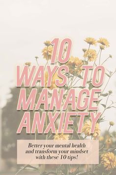 If you wanna learn how to overcome anxiety read this blog post with 10 self help tips that are geared towards managing anxiety. Learning how to cope with anxiety can be a real challenge but once you do learn how to treat anxiety it's worth it because then you're one step closer to becoming the best version of yourself. Learning how to deal with anxiety will help you release self doubt, let go of limiting beliefs and learn how to love yourself so you can manifest the life you want Mentally Strong, One Step Closer, Be Honest With Yourself, Care Quotes, Practice Gratitude, Choose Happy