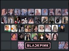 the blackpink photo collage shows many different women and men in their photos