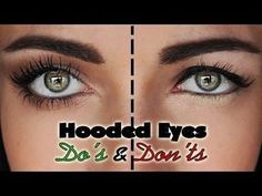 A makeup tutorial on the things you want to avoid with downturned, droopy hooded eyes, and some tips and tricks. Do's and Don'ts for hooded droopy eyes For t... Hooded Eye Makeup Tutorial, Hooded Eyelids, Droopy Eyelids, Droopy Eyes, Applying Eye Makeup, Hooded Eye Makeup, Smink Inspiration, Makijaż Smokey Eye, Makeup Tricks