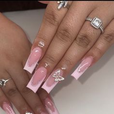 Best Christmas Nails, Pink French Tip Nails, Christmas Nails Ideas, Pink French Tip, Classic Nail, Milky Nails, Professional Manicure, Long Acrylic Nail Designs, Nail Drills