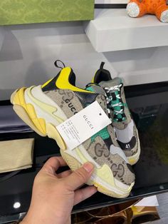 Size: 35-47 It comes with Dust box, Care manual, Tag, and Paper bag.Size Guide: The Hacker, Professional Shoes, Shoe Tags, Trending Sneakers, Balenciaga Triple S, High Quality Shoes, Women Men Shoes, Best Sneakers, Outdoor Brands