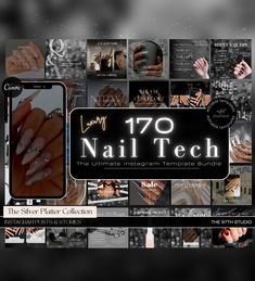 "Nail Tech Instagram Templates | Nail Tech Instagram Posts | Nail Tech Instagram | Nail Tech Social Media Instagram Posts | Manicurist Posts Ready to book more clients, and take your nail salon to the next level? Get ready! This is The Ultimate Bundle for your salon. With over 170+ templates, these templates are specifically created for busy entrepreneurs looking to elevate their business in profits and social media influence!  Get the biggest, and best bundle in the market for your business tod Nail Tech Instagram, Tech Social Media, Instagram Messages, Banner Store, Nail Instagram, Messages Instagram, Google Doc Templates, Nail Lab, Media Influence