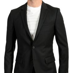 Hugo Boss Men's "Hutch3" Black 100% Wool Two Button Blazer Us 36r It 46r Product Details Retail Value: $595.00 This Is Authentic Hugo Boss Men's "Hutch3" Black 100% Wool Two Button Blazer Sku: Bb-Wh-2732 Model: 50275551 10174188 01 001 Country/Region Of Manufacture: Turkey Material: 100% Wool Chest: 19.5" Sleeves: 24.5" Shoulder: 17" Length: 28.5" Blue Blazer Men, Black Double-breasted Sport Coat With Button Closure, Boss Suits, Hugo Boss Suit, Tuxedo Blazer, Mens Suit Jacket, Navy Blue Blazer, Brown Blazer, Boss Black