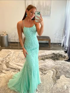 Slim Grad Dresses, Prom Dress Mint Green, Sea Foam Green Prom Dresses, Light Blue Long Prom Dresses, Sea Foam Green Prom Dress, Prom Dresses Appropriate, Cute Purple Prom Dresses, Western Grad Dresses, Prom Dresses Bright Colors