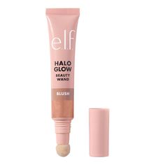 Give your cheeks a radiant flush and pretty pop of color with e.l.f. Cosmetics’ Halo Glow Blush Beauty Wand. The lightweight liquid formula is infused with hydrating squalane and effortlessly blends into skin to add instant luminosity and radiant dimension to your complexion. Use the cushion-tip to apply to the apples and high points of your cheeks for a healthy kiss of color and a precise application. Why you’ll love it: • Easy-to-use liquid blush wand with a cushion-tip applicator • Gives you Halo Glow Blush, Halo Glow Contour, Contour Wand, Elf Blush, Flushed Cheeks, Champagne Campaign, Liquid Contour, Halo Glow, E.l.f. Cosmetics