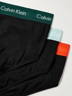 Calvin Klein Underwear's briefs are ideal if you prefer minimal coverage. Each pair in this pack of three is cut from soft, breathable stretch-cotton and has a signature elasticated waistband in a different colour. Black Cotton Anti-odor Boxer Briefs, Stretch Cotton Boxer Briefs Multi-pack, Stretch Cotton Multi-pack Boxer Briefs, Cotton Stretch Multi-pack Boxer Briefs, Black Cotton Bottoms Multi-pack, Black Multi-pack Bottoms For Loungewear, Black Bottoms Multi-pack For Loungewear, Tom Ford Bag, Nike Polo