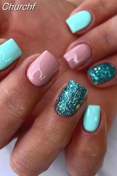 Painted Nails, Colorful Nails, Cute Gel Nails, Short Acrylic Nails Designs, Dipped Nails, Beauty Stuff, Nail Technician, Short Acrylic Nails