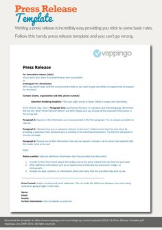 the wordpress release page for press release