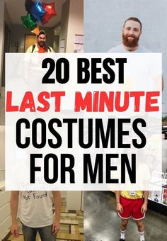 the best last minute costumes for men