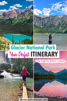 the glacier national park and its beautiful scenery