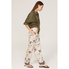 Multicolored printed satin (65% Viscose (Lenzing‚Ñ¢ Ecovero‚Ñ¢), 35% Viscose). Pants. Pull on. 29" inseam. 11" rise. Imported. Patterned Printed Bottoms For Spring, Spring Relaxed Fit Patterned Bottoms, Casual Patterned Bottoms For Spring, Spring Patterned Bottoms With Relaxed Fit, Relaxed Fit Patterned Bottoms For Spring, Casual Printed Patterned Pants, Casual Patterned Pants For Spring, Patterned Bottoms For Spring, Spring Patterned Loungewear Pants