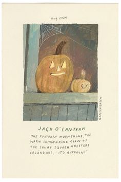 an image of jack o'lantern pumpkins on the window sill