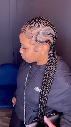 LA braider | Book your appointment for May now ! 😍🥰🥰 Check my story for updated availability✅. . . . . . . #lahairstylist #labraids #labraiders… | Instagram 5 Feed In Braids Hairstyles, Stitch Braid Designs For Women, Layered Stitch Braids, Feed In Braids Cornrows Styles, 10 Freestyle Stitch Braids, Big Stitch Braids, Large Braids For Black Women, Blonde Stitch Braids, Braided Hairstyles Straight Back