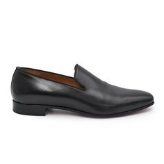 Christian Louboutin 'Dandy' Dress Shoes in black leather with a square toe. Includes box and dust bag. Brand = Christian Louboutin Condition = 7/10, good, light creasing and scuffing Size = 40.5 Material = Leather SKU = 13403-30 Formal Slip-on Loafers With Red Sole, Formal Leather Shoes With Red Sole And Plain Toe, Designer Goodyear Welted Loafers For Formal Occasions, Designer Goodyear Welted Formal Loafers, Business Dress Shoes With Leather Sole And Square Toe, Designer Slip-on Dress Shoes For Formal Occasions, Luxury Plain Toe Loafers For Formal Occasions, Luxury Leather Shoes With Square Toe For Formal Occasions, Classic Business Dress Shoes With Red Sole