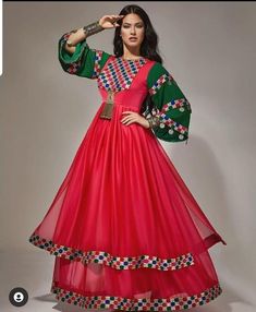 afghan kuchi traditional wedding drees is made of good quality long lasting fabric. Traditionally such Afghanistan Persian Pashtun new design frocks are used as bridal dress. Most of girls also like and recommend such dresses for wedding, Nikkah and Mehndi night events. The dress measurements are kept average. If you need this frock in exact measurements you need, then please send us measurements which best fit on your body Floor-length Dresses With Resham Embroidery For Navratri, Bollywood Style Floor-length Dress With Pallu, Semi-stitched Maxi Dress With Resham Embroidery, Festive Floor-length Dress With Mirror Work, Semi-stitched Floor-length Gown For Traditional Ceremonies, Semi-stitched Dresses With Zari Work For Traditional Ceremonies, Floor-length Georgette Anarkali Set For Traditional Ceremonies, Festive Floor-length Dress With Dabka Detail, Anarkali Long Dress With Dabka