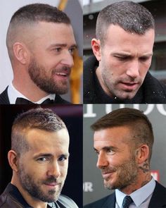 Men With Short Hair, Thining Hair, Haircuts For Balding Men, High And Tight Haircut, Men With Beards, Receding Hair Styles, Haircut For Men, Dunner Wordend Haar, Mens Hairstyles With Beard