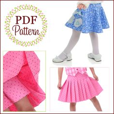 the pattern for this skirt is easy to sew and can be made in any size