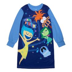 She'll love snuggling up for bedtime with her favorite characters in this Disney/Pixar's Inside Out Girls 4-10 Think Positive Sleep Gown ©Disney/Pixar. Click on this KIDS APPAREL & SHOES GUIDE to find the perfect fit and more! She'll love snuggling up for bedtime with her favorite characters in this Disney/Pixar's Inside Out Girls 4-10 Think Positive Sleep Gown ©Disney/Pixar. Click on this KIDS APPAREL & SHOES GUIDE to find the perfect fit and more! FEATURES Crewneck Long sleevesFABRIC & CARE Po Shoes Guide, Sleep Gown, Think Positive, Big Girl, Long Sleeve Pyjamas, Girls Long Sleeve, Positive Thinking, Disney Pixar, Pixar