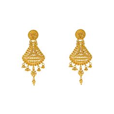 Embrace the timeless allure of traditional Indian gold jewelry with this exquisite 22k yellow gold necklace and earring set by Virani Jewelers. Meticulously crafted and adorned with delicate details, this 22k gold jewelry set exudes sophistication and elegance. Elevate your style and make a statement of luxury with this stunning Indian gold necklace and earring set, perfect for any discerning wearer.Features• 22k yellow gold• Beaded details• FiligreeNecklace Specifications:• Minimum Width - 2 mi Indian Gold Jewelry, Gold Jewelry Set, Gold Beaded Necklace, Gold Necklace Indian, 22k Gold Jewelry, Gold Jewelry Sets, Yellow Gold Necklace, Gold Bead Necklace, Gold Jewelry Indian