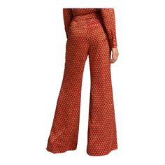 Brand New Gabrielle Union High Waist, Wide Leg Pants Color: Romantic Red Size S Waist 13 1/2” (Flat) Length 43” Polyester|Spandex Machine Wash Tumble Dry Low Size: Xs Fall Red Wide-leg Bottoms, Retro Red Bottoms For Fall, Red Full Length Retro Pants, Retro Full-length Red Pants, Retro Red High-waisted Pants, Retro Red Full Length Pants, Red Retro Full-length Pants, Retro Red Trousers, Red Wide Leg Pants For Fall Party