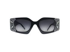 Off Park® Collection, Black Crystal Rectangular Frame Sunglasses    Embellished with crystals, which are set by Jimmy Crystal's expert craftsmanship. This product provides unparalleled aesthetics to transcend elegance.  - Includes pouch and cleaning cloth  - Material: Plastic frame  - Lens Width: 50mm, Bridge: 20mm, Arm Length: 145mm  - Shape: Rectangular  - Gender: Female Elegant Black Sunglasses With Rhinestones, Evening Sunglasses With Rhinestones, Luxury Rectangular Sunglasses For Party, Elegant Rectangular Sunglasses For Party, Elegant Rectangular Party Sunglasses, Glamorous Black Sunglasses With Rhinestones, Luxury Rectangular Sunglasses For Evening, Cloth Material, Black Crystals