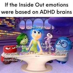 What would yours be?😋  💥Learn more ways to manage your ADHD brain with my #1 best seller book/workbook: 'Activate your ADHD Potential'  http://bit.ly/activateadhd  #adhdcoach #adhd #adultadhd #adhdmeme #adhdemotions #neurospicy #funny Neurodivergent Things, Best Seller Book, Inside Out Emotions, Break The Stigma, Spoonie Life, Live Your Life