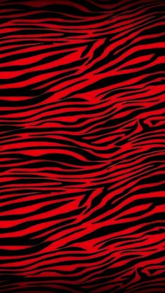 a red and black zebra print background