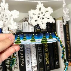 ❄️✨ There’s something so magical about a snowy landscape—where the world is wrapped in a blanket of white, and everything feels still and calm. Each flake is unique, just like the cozy crafts we create this season.

One of our amazing users has captured this serene winter beauty in a stunning bracelet design. 🧵☃️ It’s such a perfect way to carry the peaceful, frosty vibes of a snowy landscape wherever you go.

What inspires your winter crafting?

This was made by hvh3 on BB.

Pattern 
#8249 by GpailKids

#BraceletBook #SnowyLandscape #WinterCrafts #InspiredByNature #CozyVibes Cozy Crafts, Wrapped In A Blanket, Winter Bracelet, Snowy Landscape, Sky Landscape, Starry Night Sky, Winter Beauty, Bracelet Design, What Inspires You