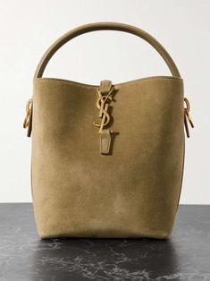 Shop SAINT LAURENT Le 37 small suede bucket bag, Explore the latest SAINT LAURENT women's collection today on NET A PORTER