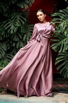 Modest Evening Gowns, The Most Beautiful Dress, Dresses For Formal Events, Most Beautiful Dress, Special Occasion Gowns, Formal Parties, Long Sleeve Evening Gowns, Elegance Style, Casual Day Dresses