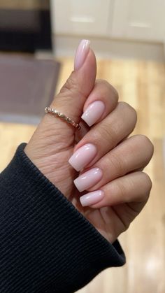 Basic Acrylic Nails, Biab Nails, Hard Gel Nails, Simple Gel Nails, Basic Nails, Nagel Inspo, Neutral Nails, Girls Nails, Dream Nails