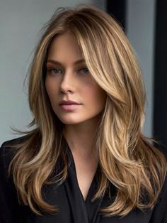 Long Girl Haircuts, Armpit Length Hair, Medium Length Wavy Hair, Haircuts For Long Hair With Layers, Romantic Hairstyles, Mega Hair, Medium Long Hair, Hair Affair, Hair Color And Cut