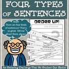 the four types of sentences poster